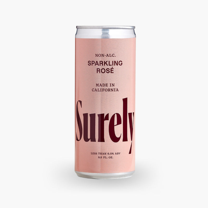Surely - Non-Alcoholic Sparkling Rose Wine - Single Can