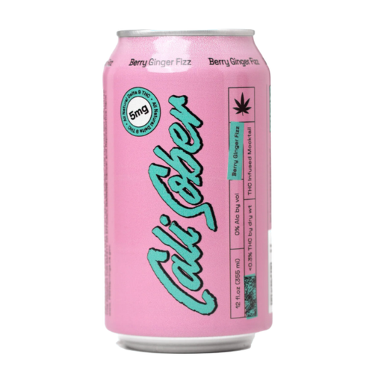 Cali Sober Berry Ginger Fizz - 4 Pack