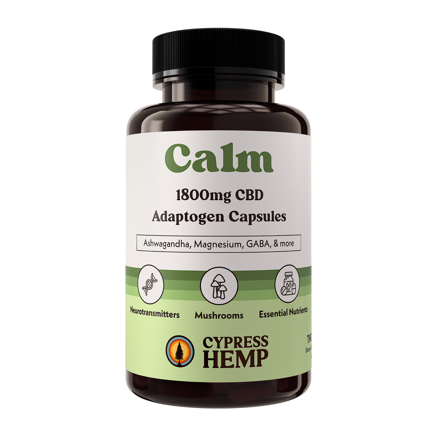 Cypress Hemp Calm CBD Adaptogen Capsules