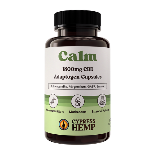 Cypress Hemp Calm CBD Adaptogen Capsules