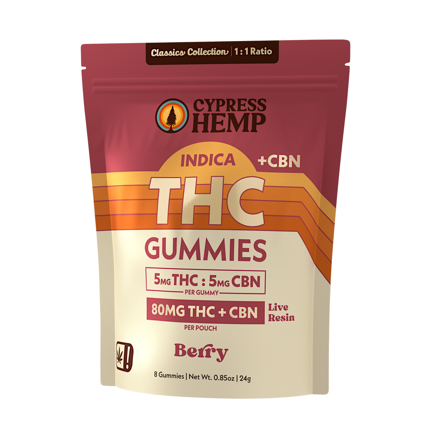 Cypress Hemp Indica THC + CBN Edibles