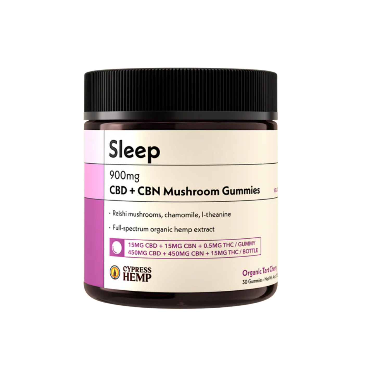 Cypress Hemp Sleep CBD & CBN Mushroom Gummies