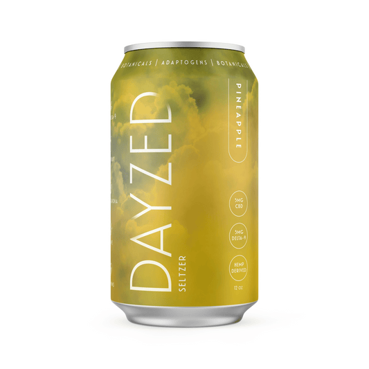 Dayzed Pineapple THC/CBD + Adaptogenic Seltzer - 4 Pack