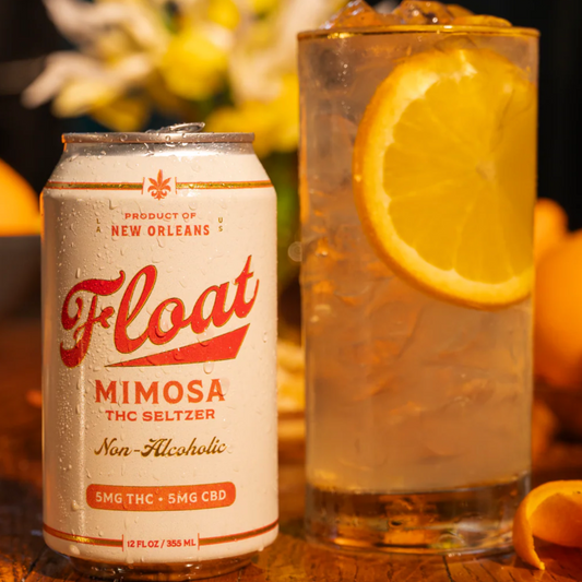Float THC + CBD Mimosa Seltzer