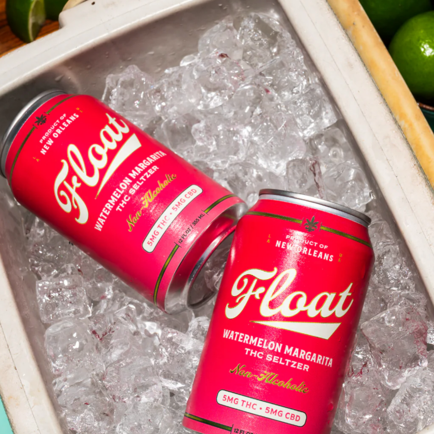 Float THC & CBD Watermelon Margarita Seltzer