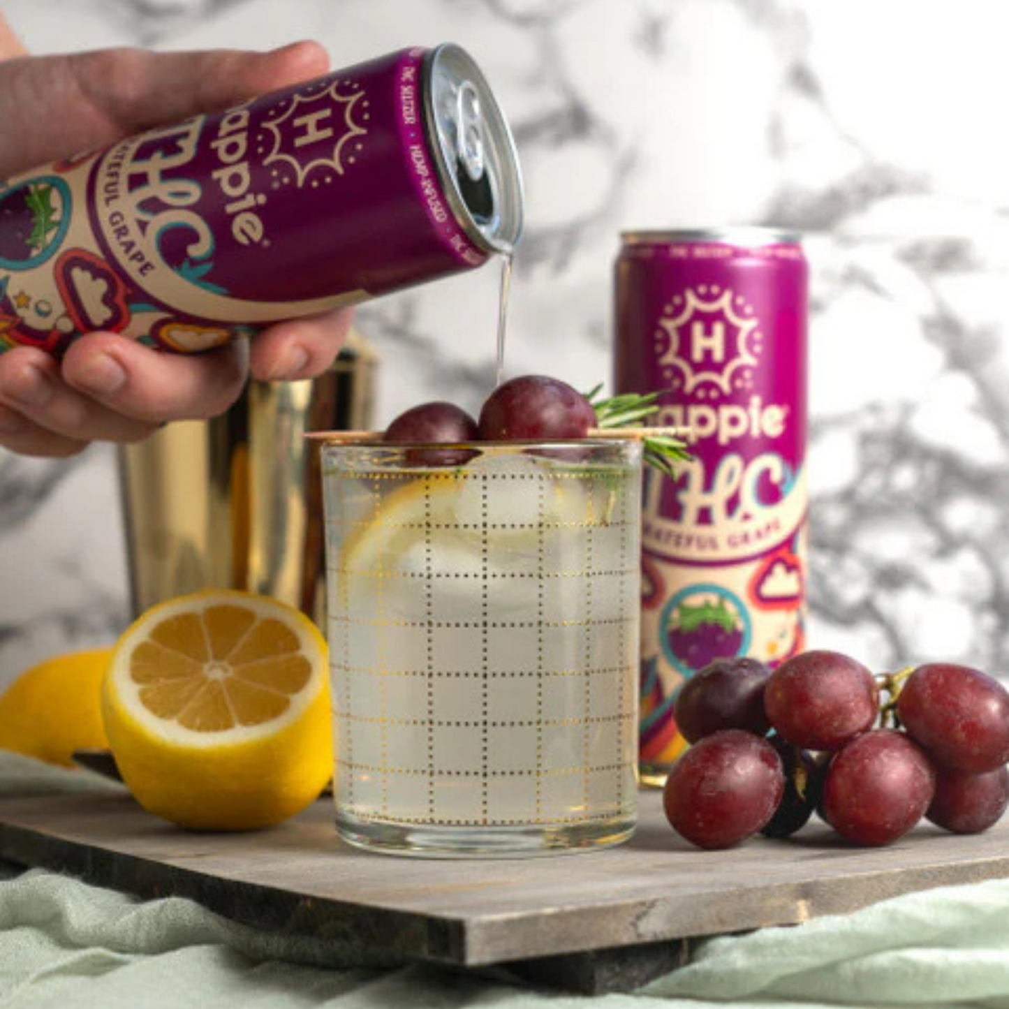 Drink Happie Grateful Grape THC Drink