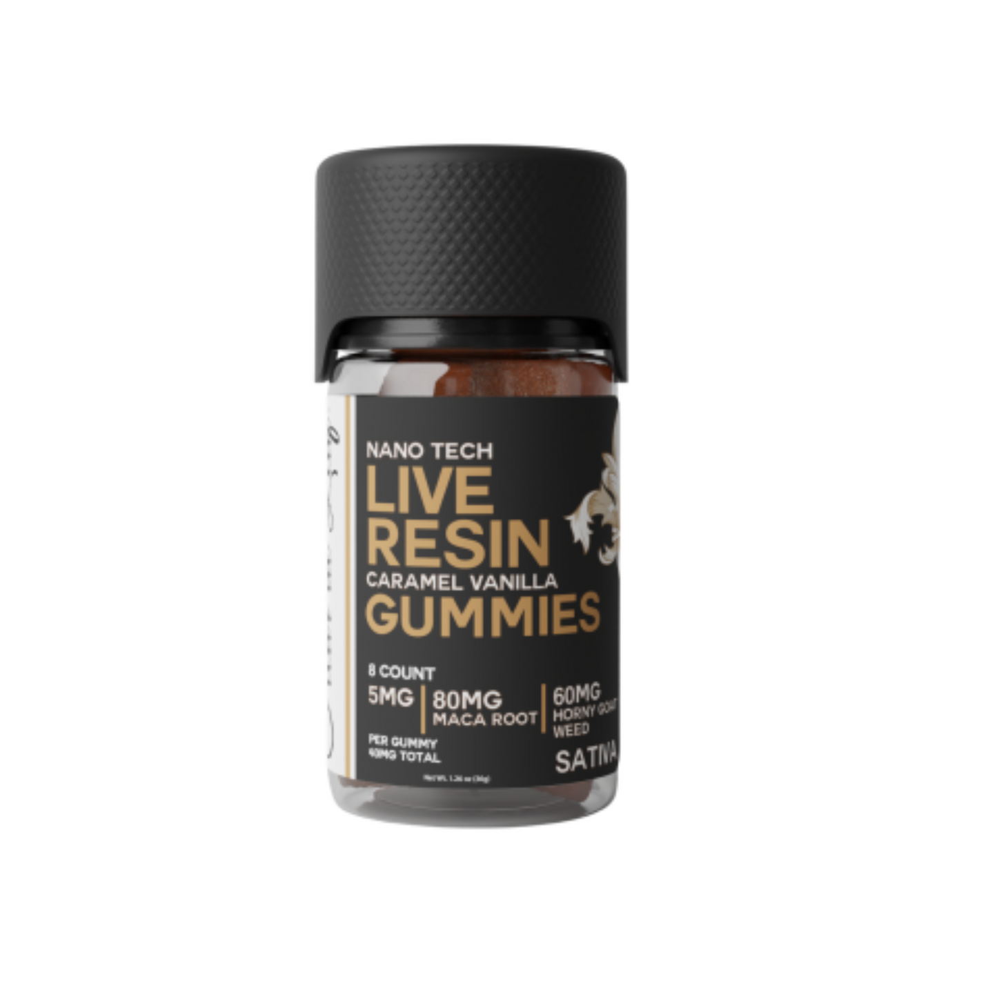 Fleur De Leaf THC Maca Root Horny Goat Weed Sativa Caramel Vanilla