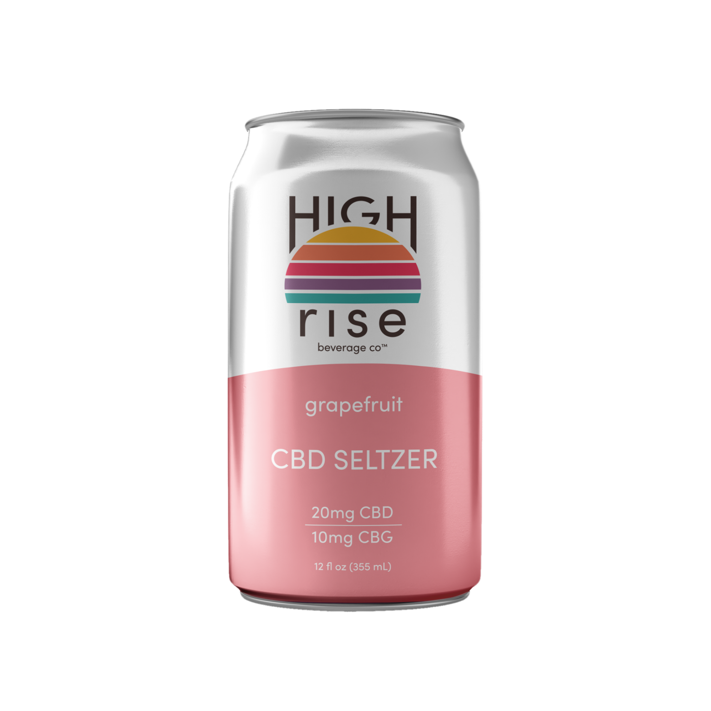 High Rise CBD + CBG Seltzer Grapefruit