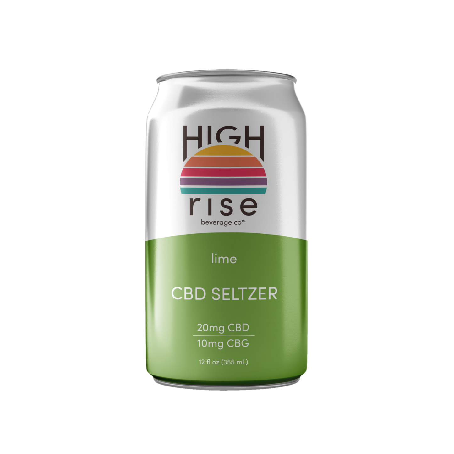 High Rise CBD + CBG Seltzer Lime