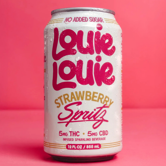 Louie Louie THC + CBD Strawberry Spritz - Single