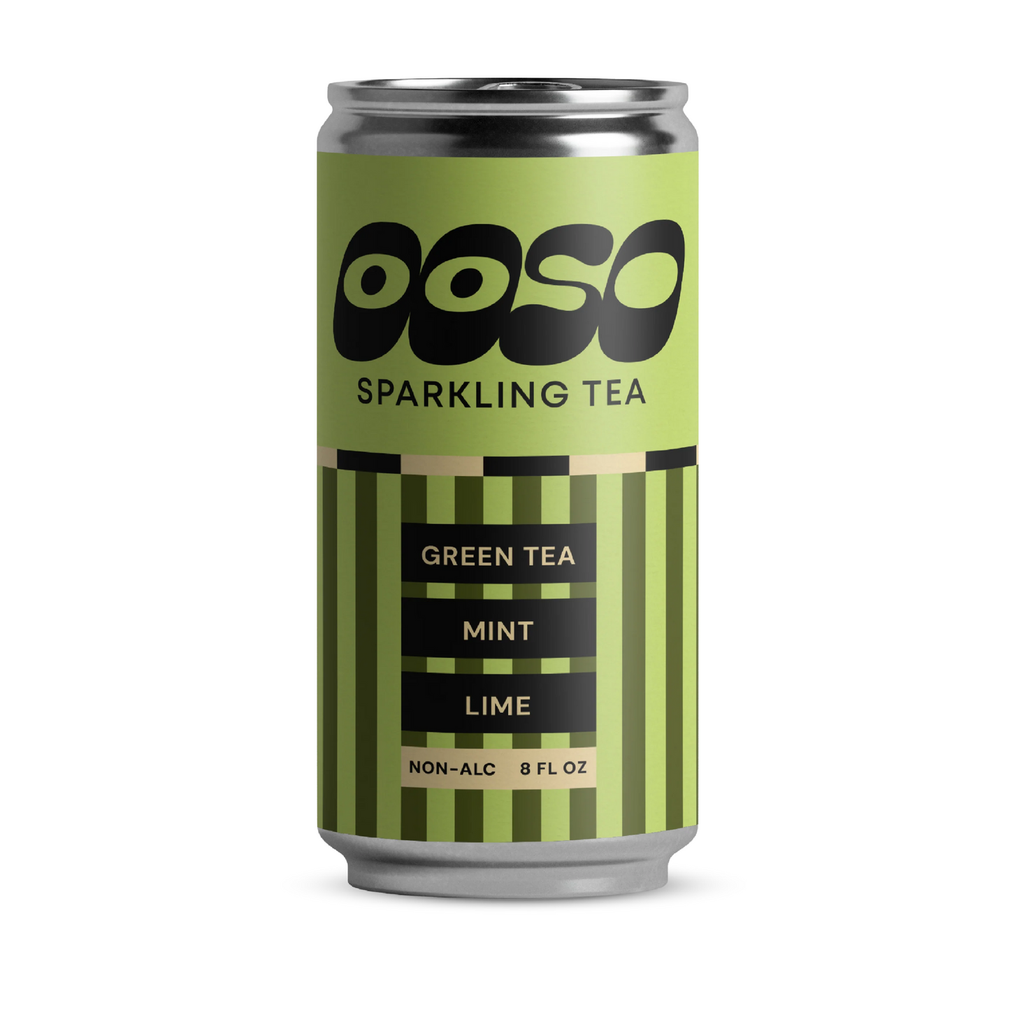 OOSO Sparkling Green Tea. Mint. Lime.