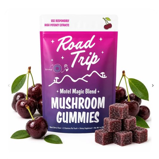 Road Trip Motel Magic Mushroom Gummies - Black Cherry