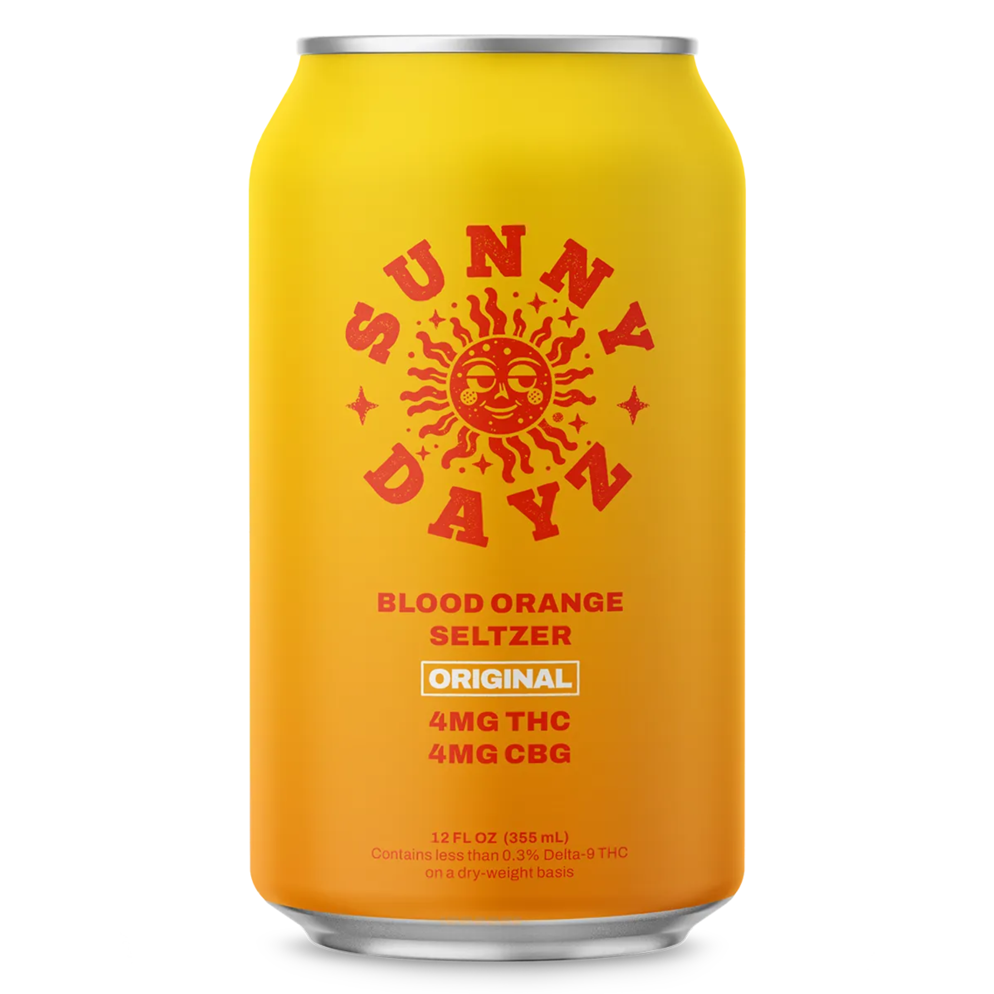Sunny Dayz THC + CBG Seltzer Blood Orange - 4 Pack – Cali Sober Market