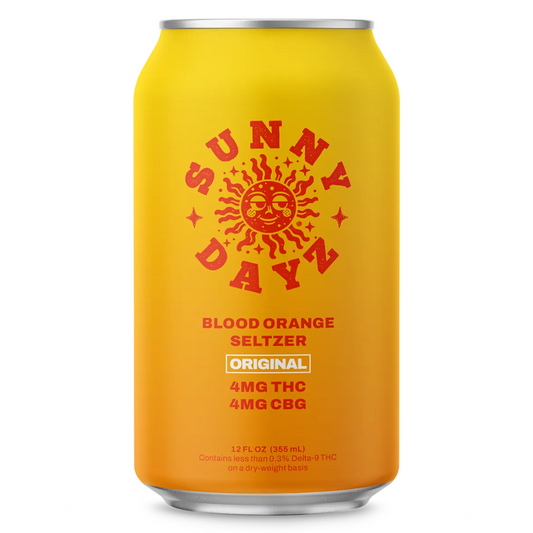 Sunny Dayz THC + CBG Seltzer Blood Orange