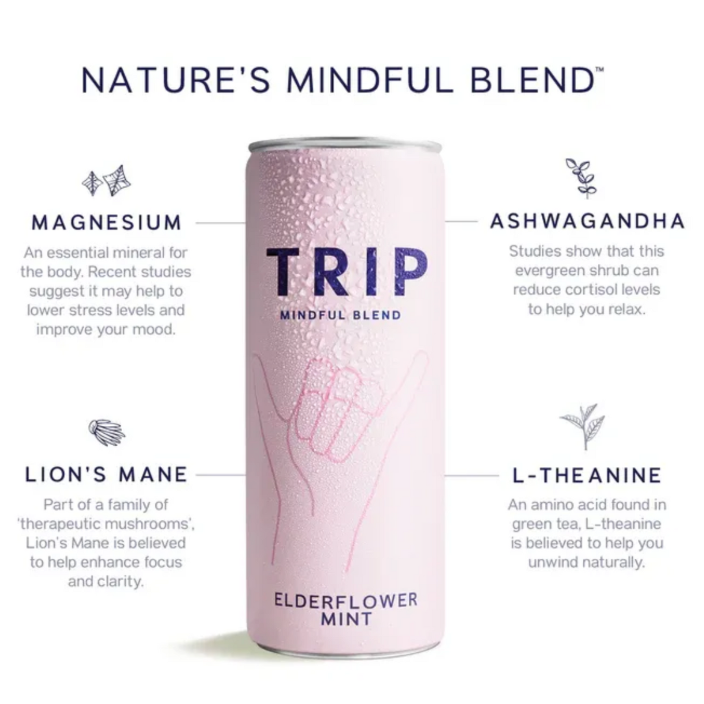 Trip Mindful Blend Elderflower Mint