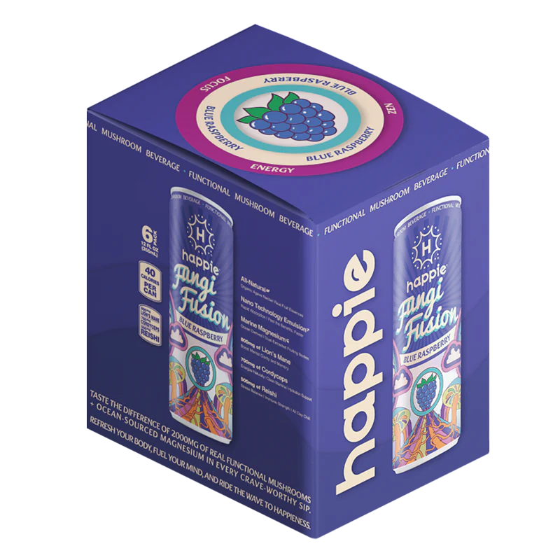 Happie Fungi Fusion Blue Razzberry
