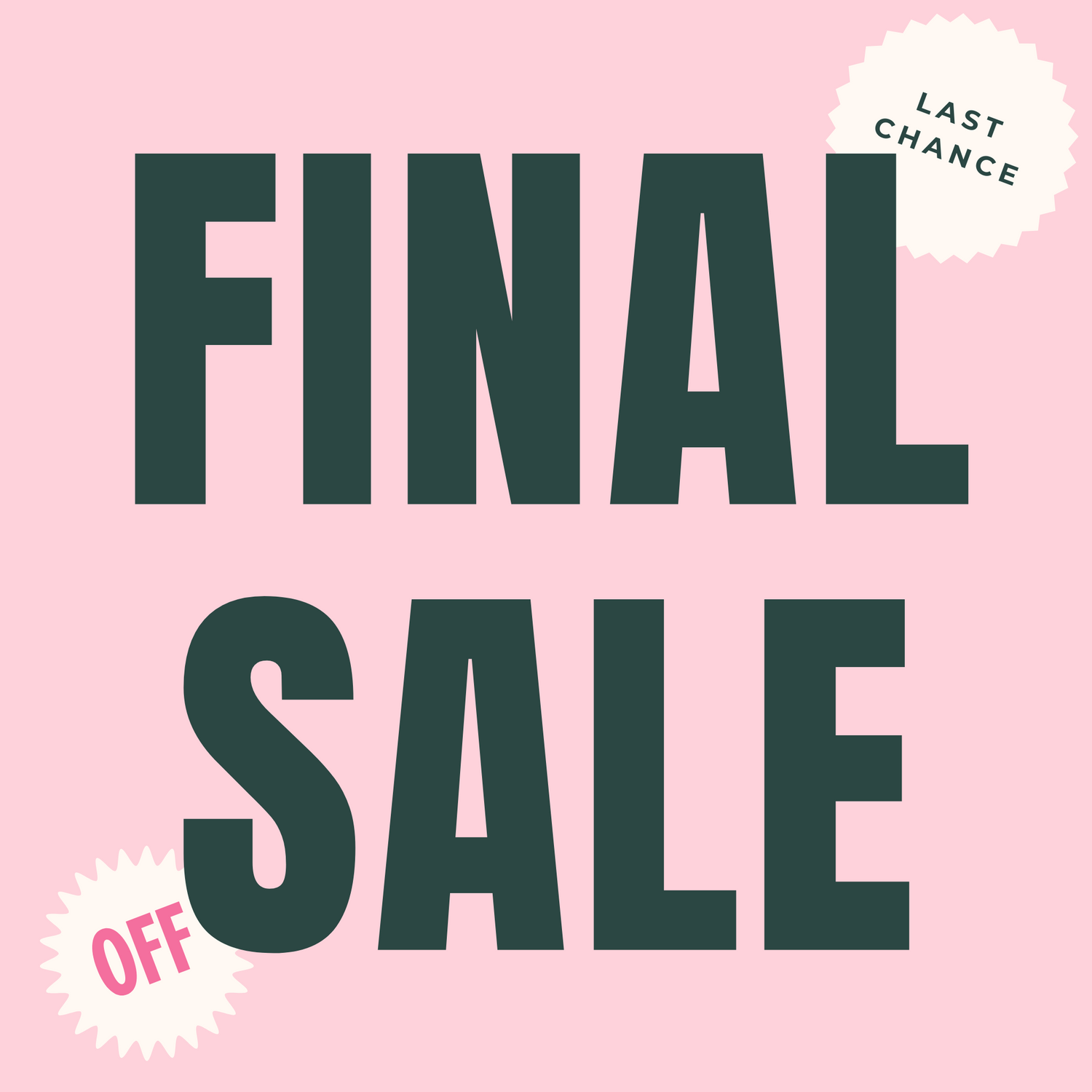 Last Chance – Making Room for New Finds