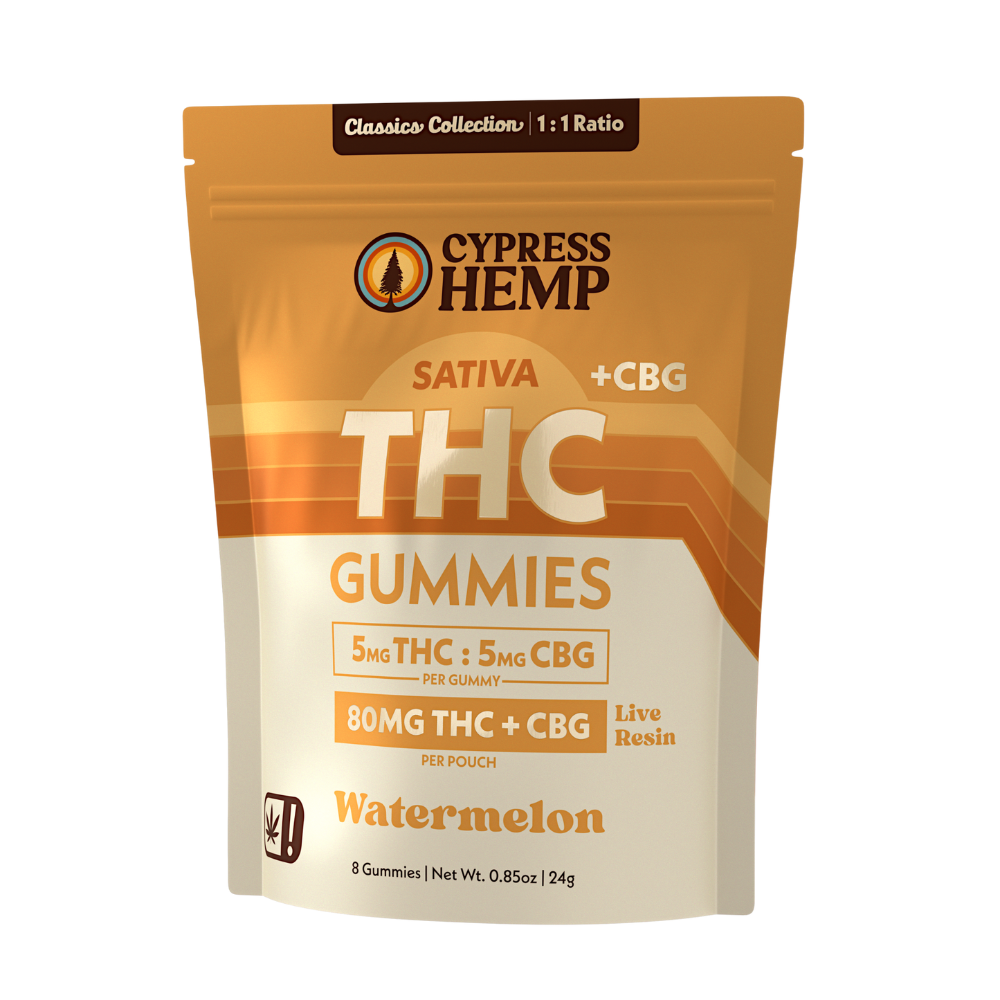 Cypress Hemp Sativa THC + CBG Edible