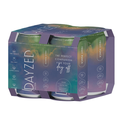 Dayzed Fruit Punch THC/CBD + Adaptogenic Seltzer