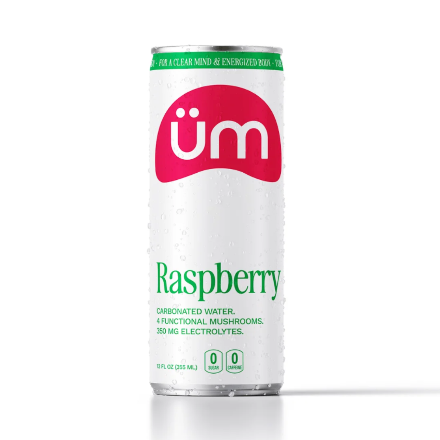 ÜM Raspberry Functional Mushroom Seltzer