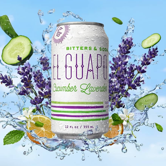 El Guapo Cucumber Lavender Bitters & Soda Single