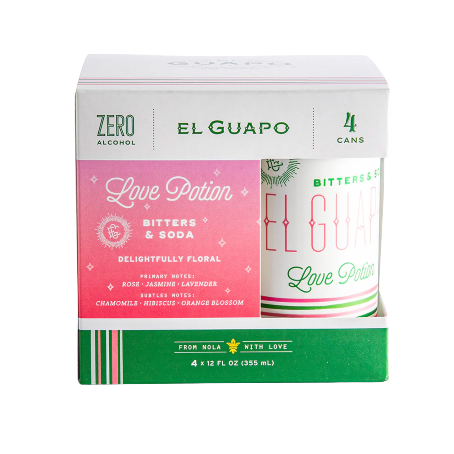 El Guapo Love Potion Bitters & Soda 4-pack