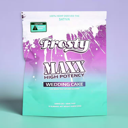 Frosty's Wedding Cake Maxx Sativa THCp Gummies