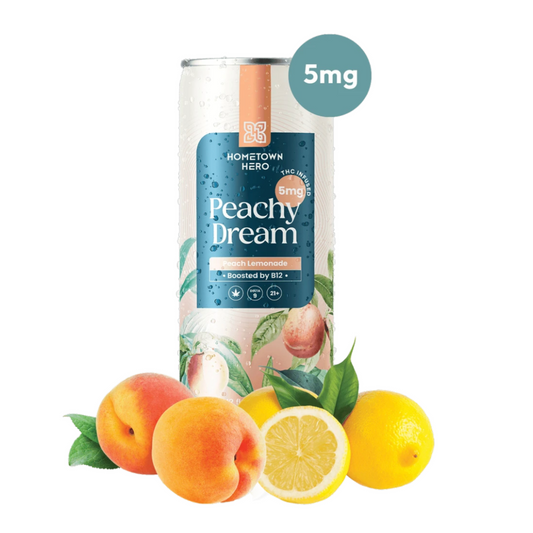 Hometown Hero Peach Lemonade THC & CBD