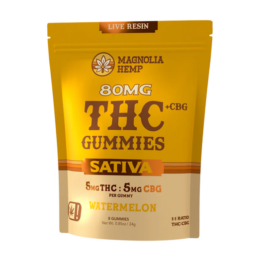 Magnolia Hemp Sativa THC + CBG Edible
