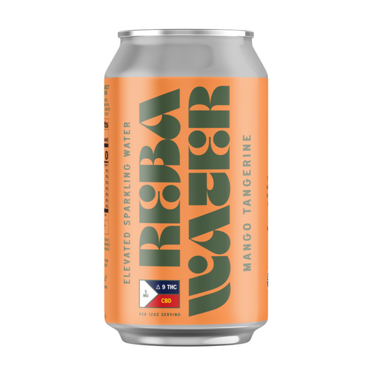 Miss Reba's Mango Tangerine THC Sparkling Water