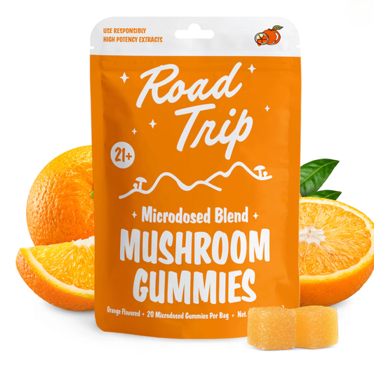 Road Trip Microdosed Mushroom Gummies - Orange