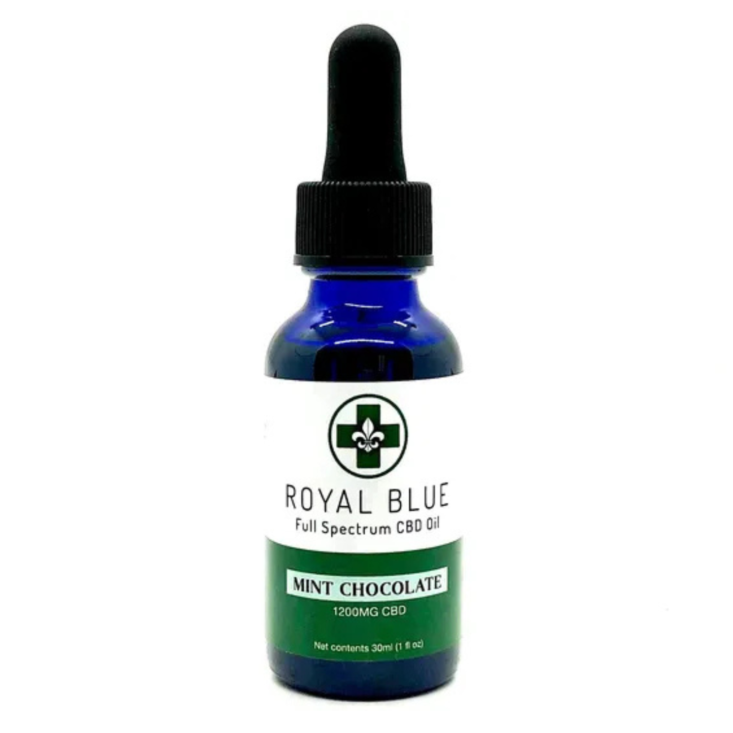 Royal Blue Full Spectrum CBD Oil Mint Chocolate 1200 mg