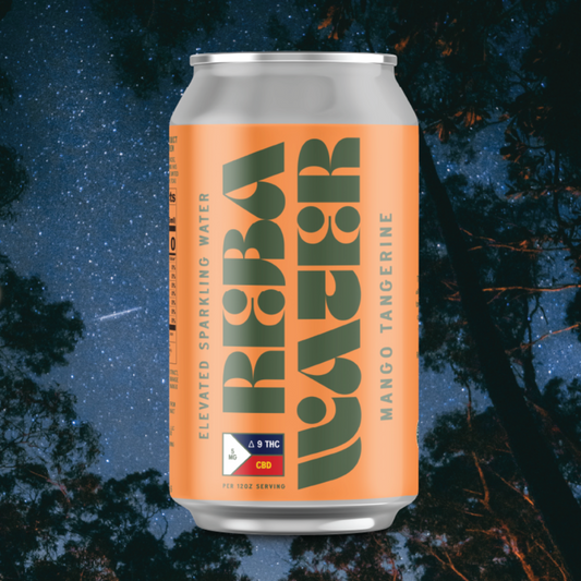 Miss Reba's Mango Tangerine THC Sparkling Water